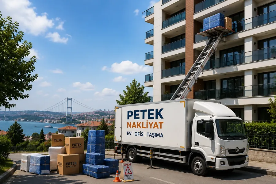 Asansörlü nakliyat aracı