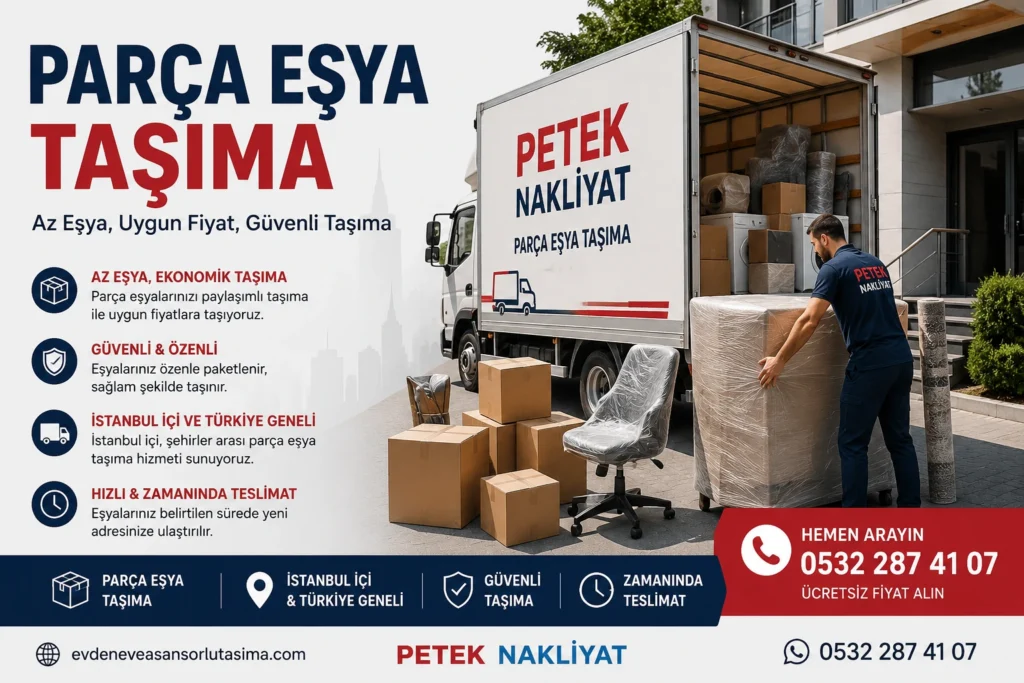 parça eşya taşıma